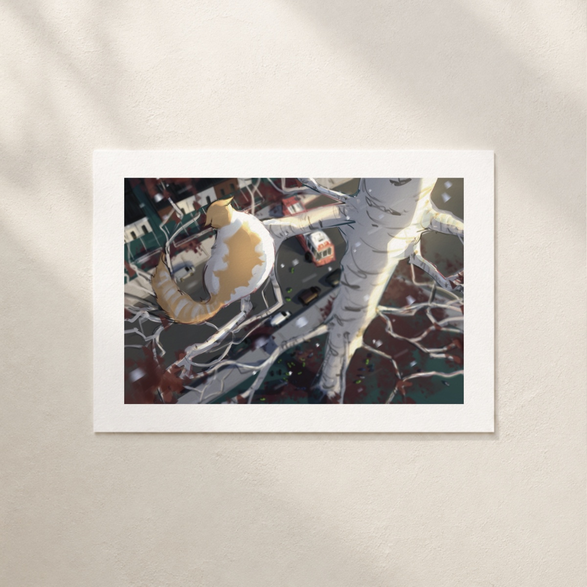 "First Snow" Art Print