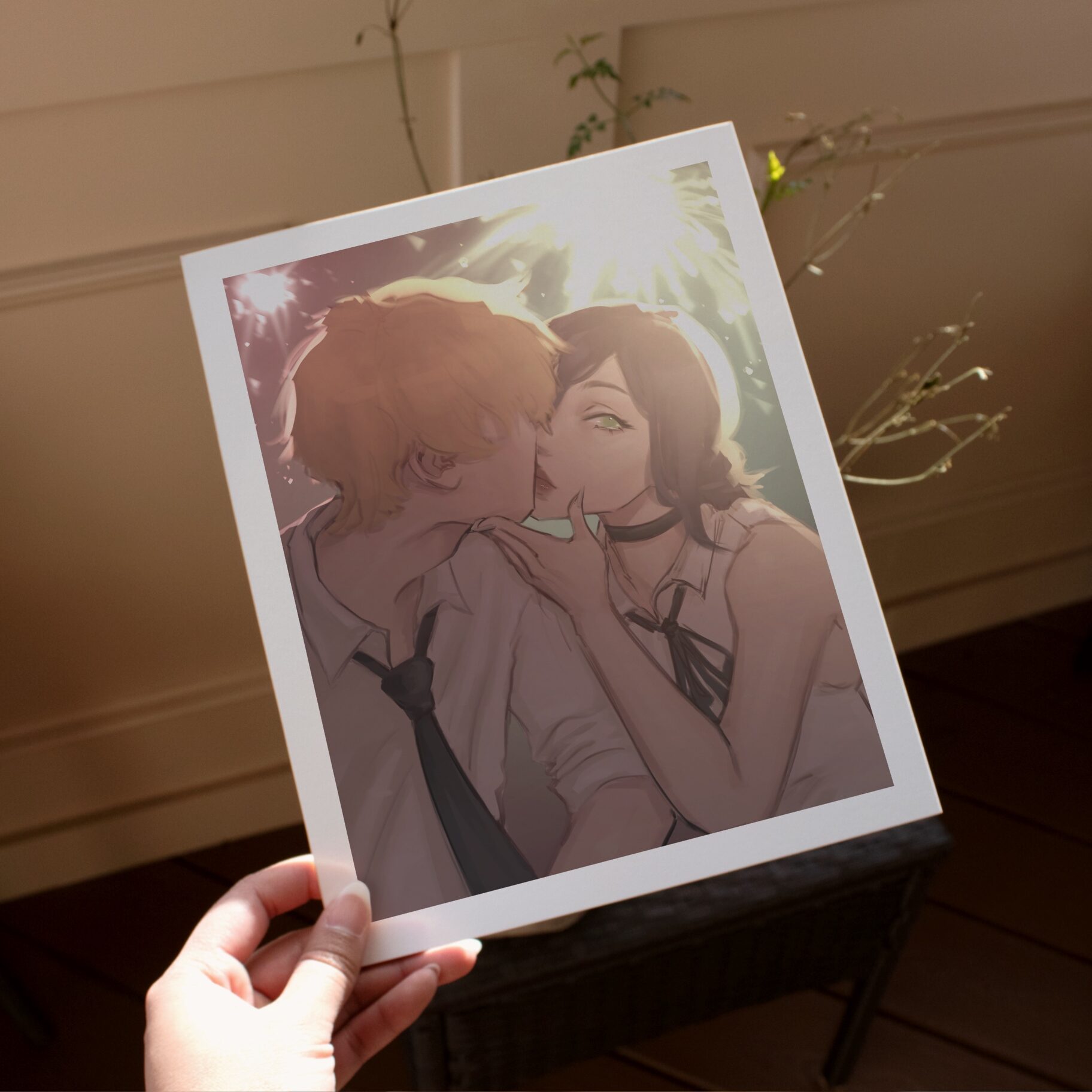 Denji & Reze Art Print 8x10