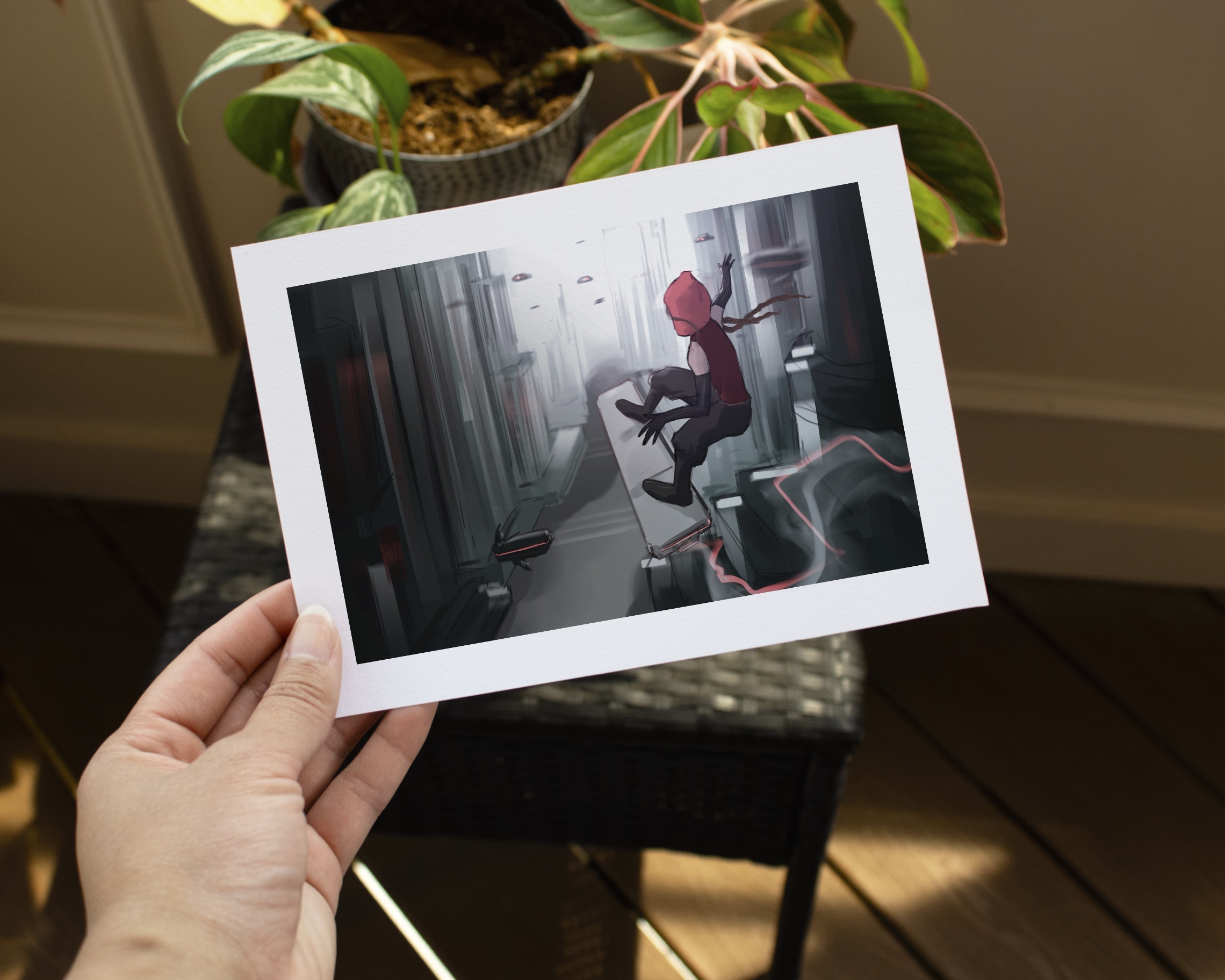 Little Red Riding Hood Art Print Series 5x7 - Image 2