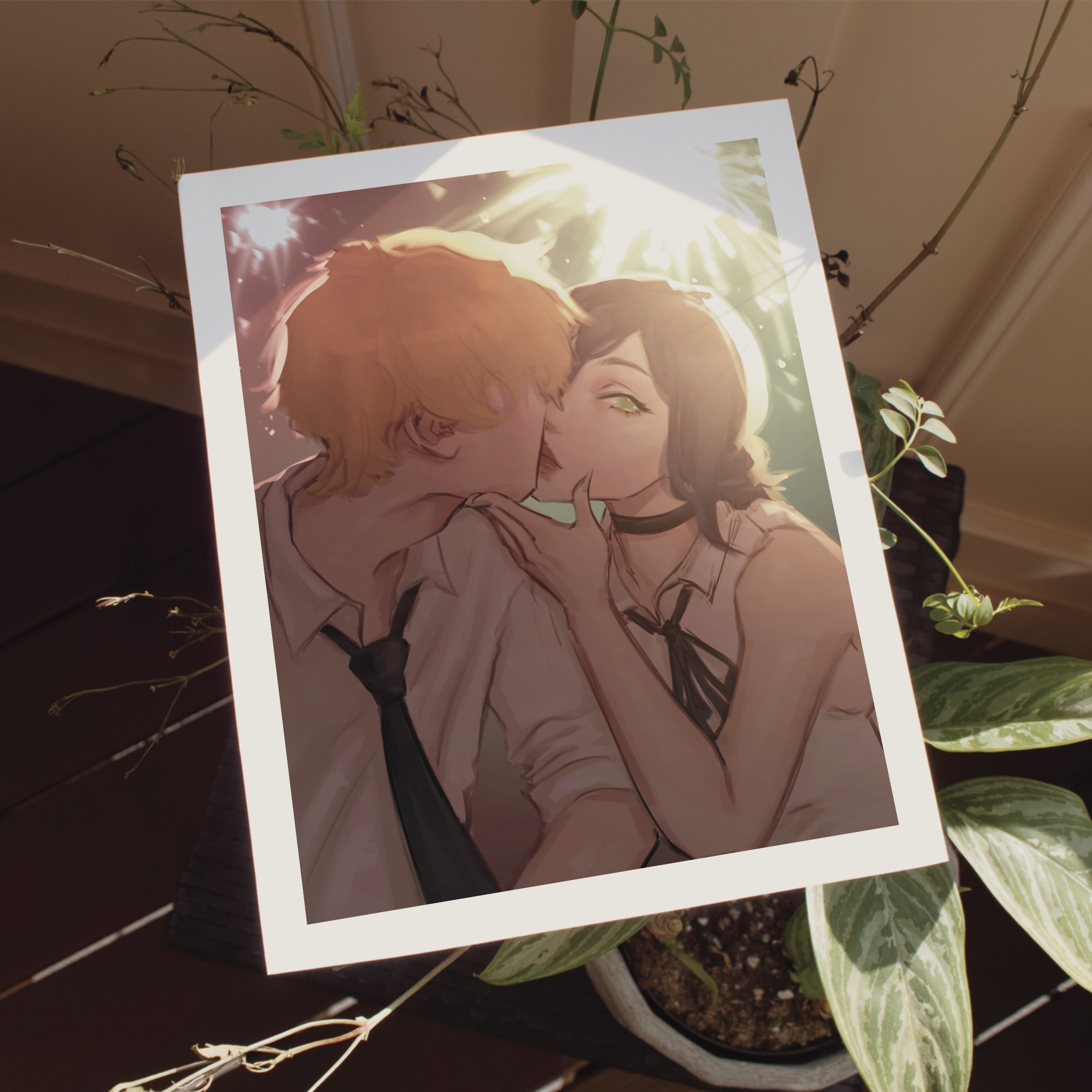 Denji & Reze Art Print 8x10 - Image 2