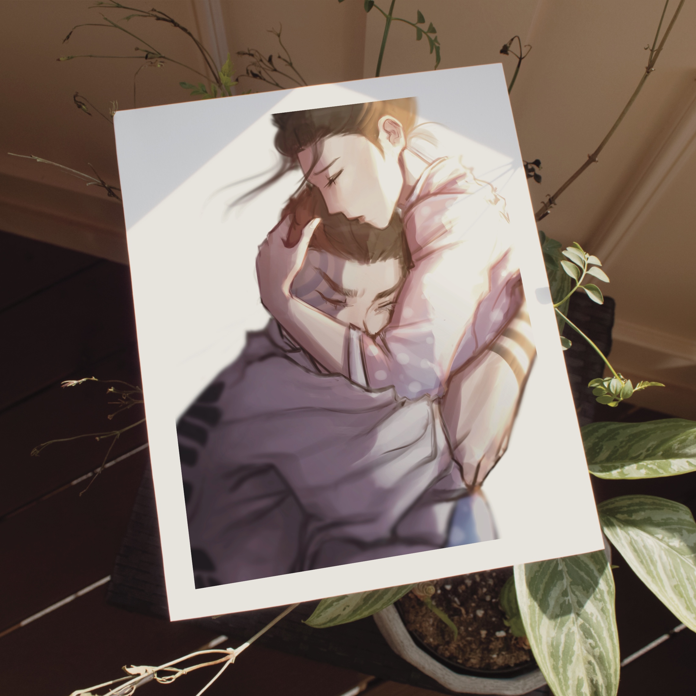 Akaza & Koyuki Art Print 8x10 - Image 2