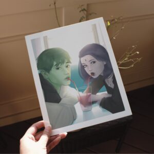 Raven & Beastboy Art Print 8x10