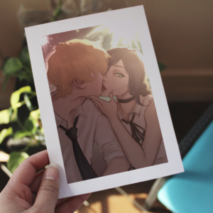 Denji & Reze Art Print 5x7